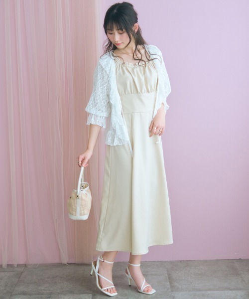 marun（マルン） カーディガン 夏 「大きいサイズ」レースショート