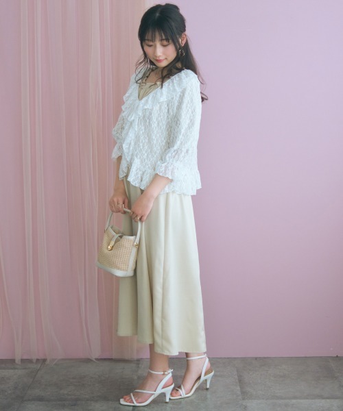 marun（マルン） カーディガン 夏 「大きいサイズ」レースショート