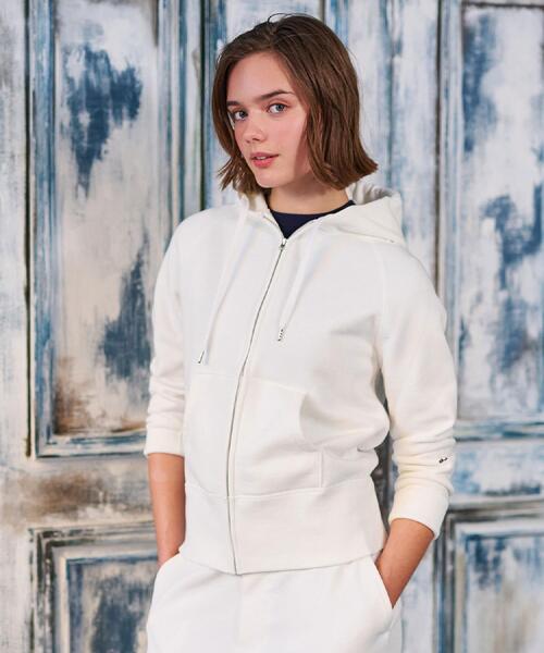 「DRESSTERIOR」 ジップアップパーカー 40 ブラック レディース_画像7