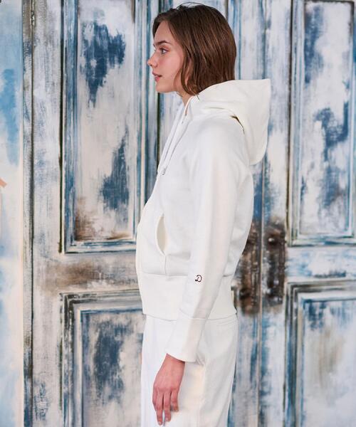 「DRESSTERIOR」 ジップアップパーカー 40 ブラック レディース_画像9