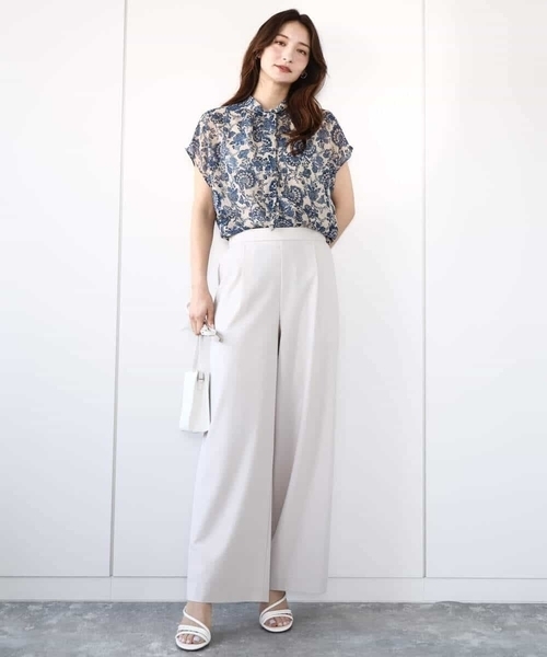 MK MICHEL KLEIN（エムケー ミッシェルクラン） ブラウス シャツ 