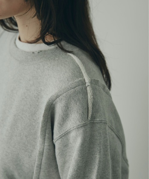 「mici」 スウェットカットソー ONE SIZE ブラック レディース_画像3