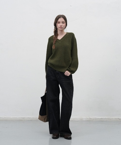 「GENERAL IDEA」 デニムパンツ L アイボリー レディース_画像5