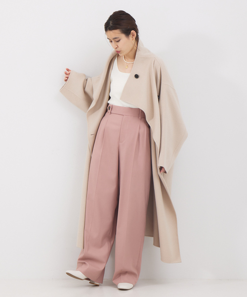 「Rouge vif」 パンツ 36 チャコールグレー レディース_画像6