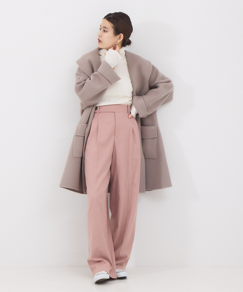 「Rouge vif」 パンツ 36 チャコールグレー レディース_画像7