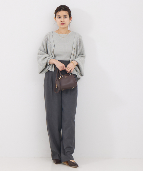 「Rouge vif」 パンツ 36 チャコールグレー レディース_画像8
