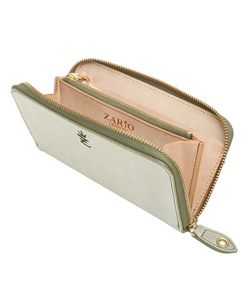 ZARIO-grandee-（ザリオグランデ） 長財布 財布 栃木レザーホワイト