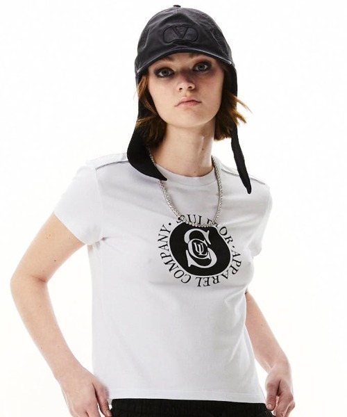 「SCULPTOR」 半袖Tシャツ MEDIUM ホワイト レディース_画像2
