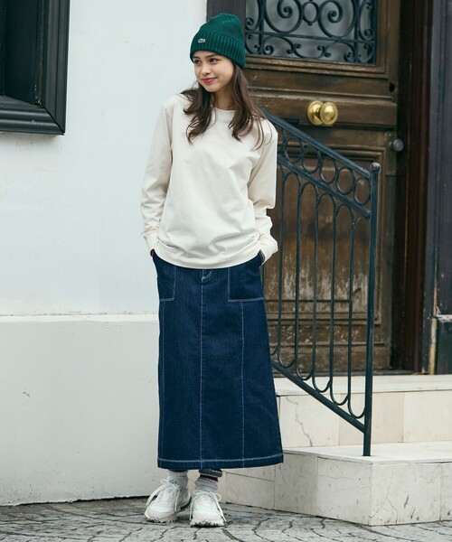 「LACOSTE」 長袖Tシャツ 4 ダークブラウン メンズ_画像7