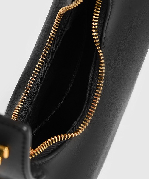 「CHARLES & KEITH」 2WAYバッグ S ブラック レディース_画像5