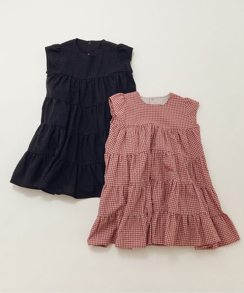 「BREEZE」 「KIDS」半袖ワンピース 120 ブラック キッズ_画像2