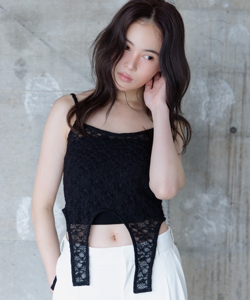 haek キャミソール race body suit-like cami/レースボディスーツ