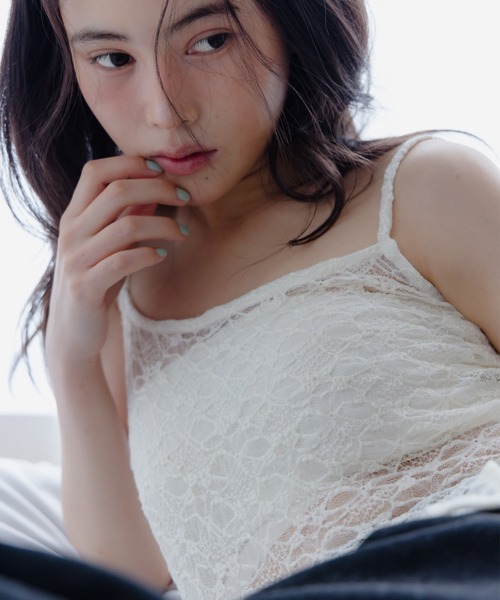 haek キャミソール race body suit-like cami/レースボディスーツ