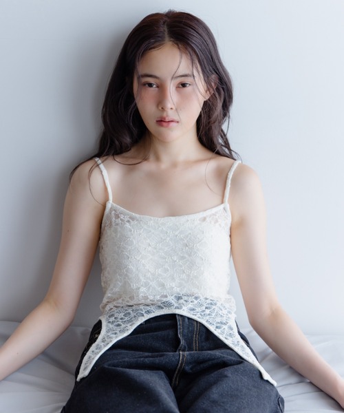 haek キャミソール race body suit-like cami/レースボディスーツ