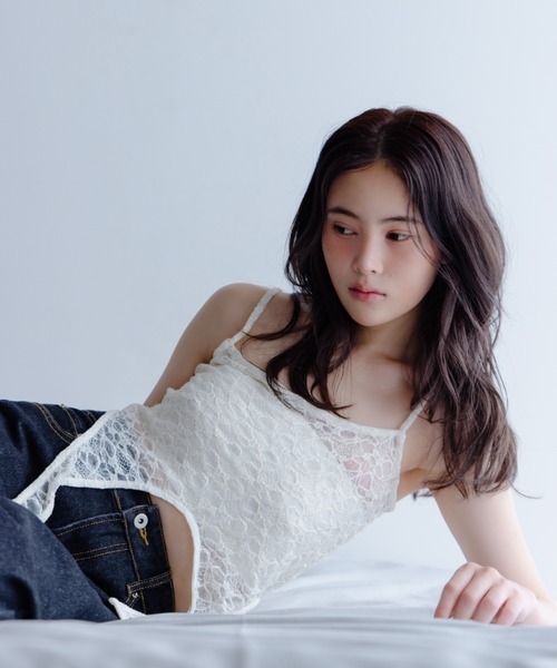 haek キャミソール race body suit-like cami/レースボディスーツ
