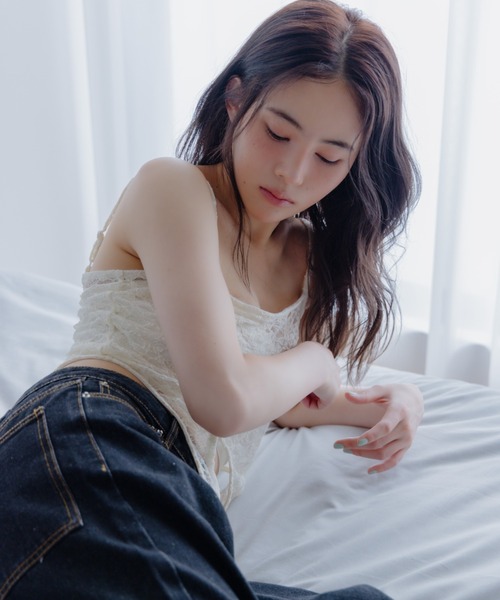haek キャミソール race body suit-like cami/レースボディスーツ