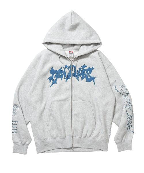 BEN DAVIS（ベンデイビス） パーカー 裏起毛 「」SPIKY LOGO ZIP