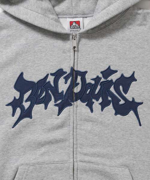 BEN DAVIS（ベンデイビス） パーカー 裏起毛 「」SPIKY LOGO ZIP