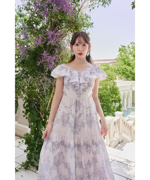 Her lip to ワンピース Jendaya Lace-Print Dress : ZOZOTOWN Yahoo!店