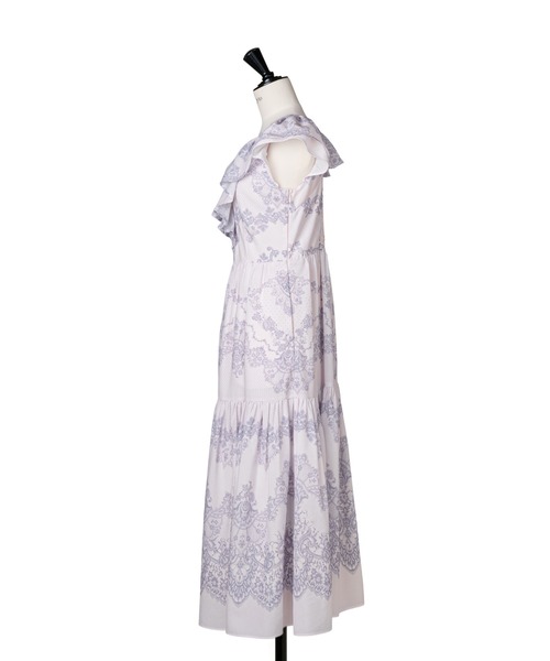 Her lip to ワンピース 半袖 Jendaya Lace-Print Dress : ZOZOTOWN