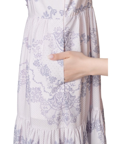Her lip to ワンピース 半袖 Jendaya Lace-Print Dress : ZOZOTOWN