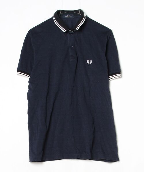 FREDPERRY ポロシャツ xs ネイビー FRED PERRY（フレッドペリー） 半袖ポロシャツ X-LARGE ネイビー
