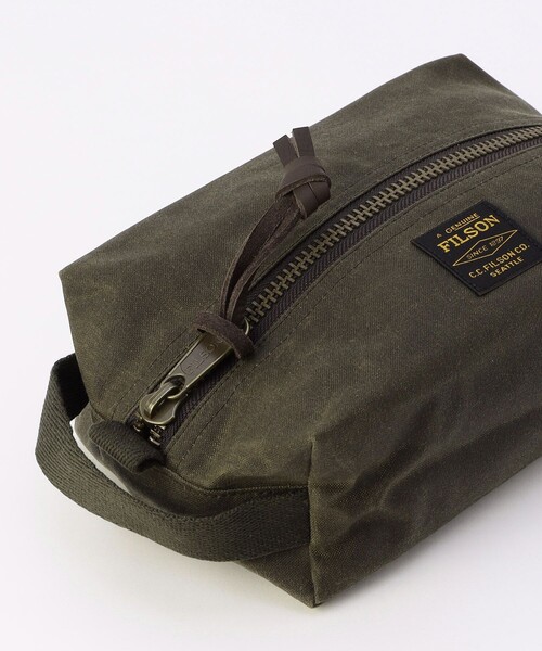 FILSON（フィルソン） ポーチ Tin Cloth Travel Kit/ティンクロス