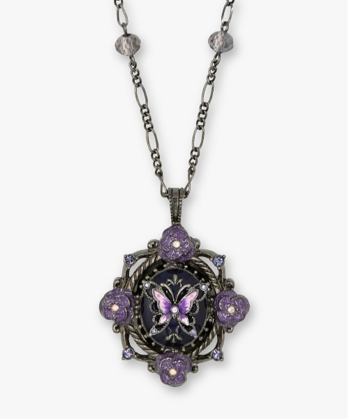 ANNA SUI（アナスイ） ネックレス カメオモチーフ ロケットネックレス