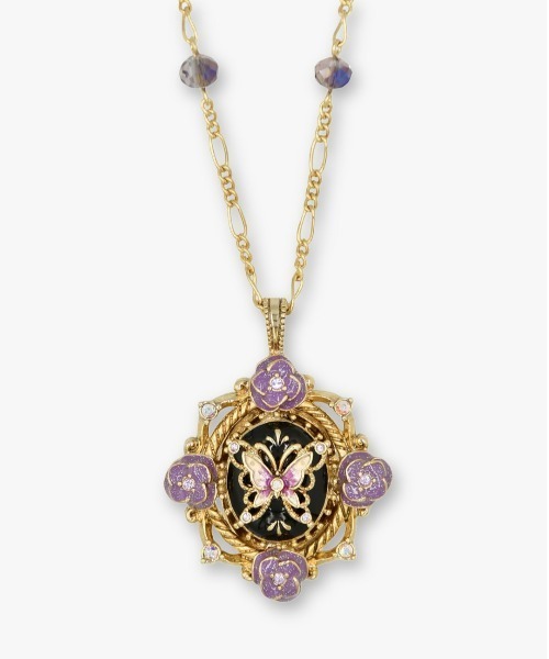 ANNA SUI（アナスイ） ネックレス カメオモチーフ ロケットネックレス