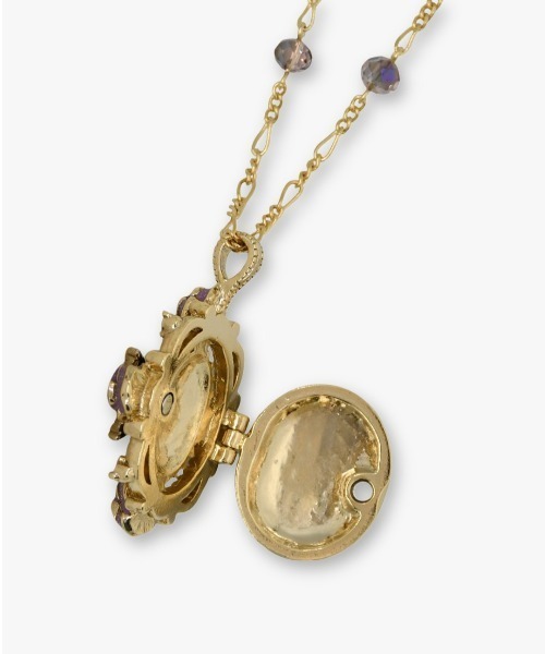 ANNA SUI（アナスイ） ネックレス カメオモチーフ ロケットネックレス
