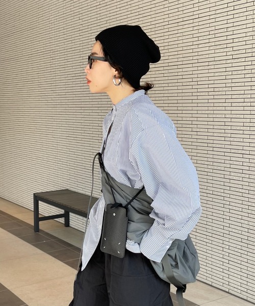 「wee9s」 ニットキャップ FREE アイボリー レディース_画像6