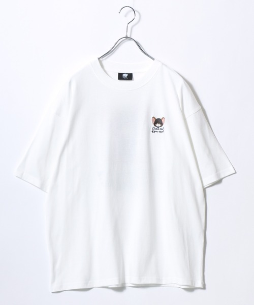 「TOM&JERRY」 半袖Tシャツ L ホワイト レディース_画像6