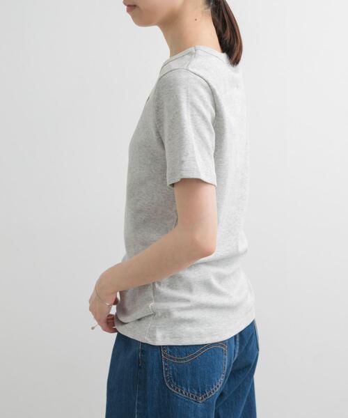 「PETIT BATEAU」 半袖Tシャツ X-SMALL ネイビー レディース_画像2