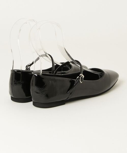 「BEAUTY&YOUTH UNITED ARROWS」 バレエシューズ 23.5cm ブラック レディース_画像2