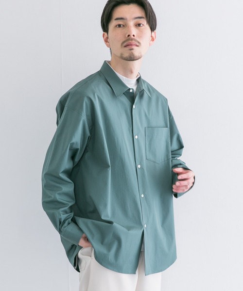 「THOMAS MASON」 長袖シャツ「URBAN RESEARCHコラボ」 MEDIUM ホワイト メンズ_画像5