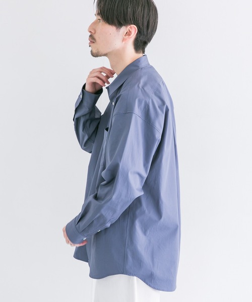 「THOMAS MASON」 長袖シャツ「URBAN RESEARCHコラボ」 MEDIUM ホワイト メンズ_画像7