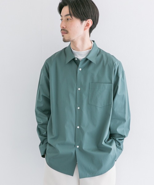「THOMAS MASON」 長袖シャツ「URBAN RESEARCHコラボ」 MEDIUM ホワイト メンズ_画像8