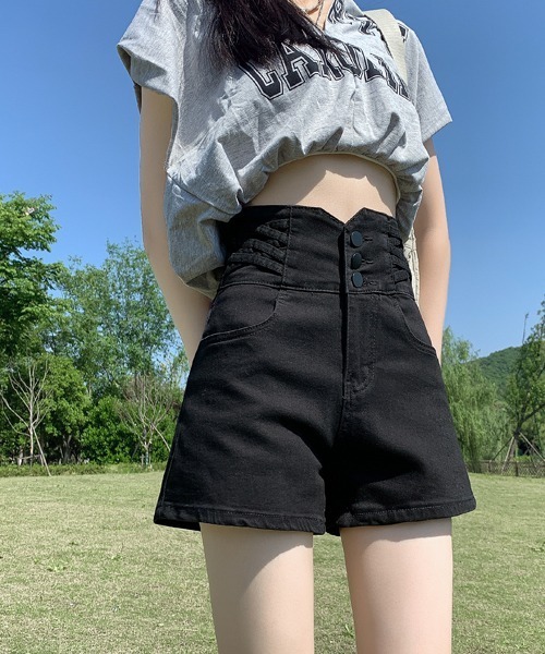 「gossip!ロサンゼルス」 ショートパンツ S ブラック レディース_画像3