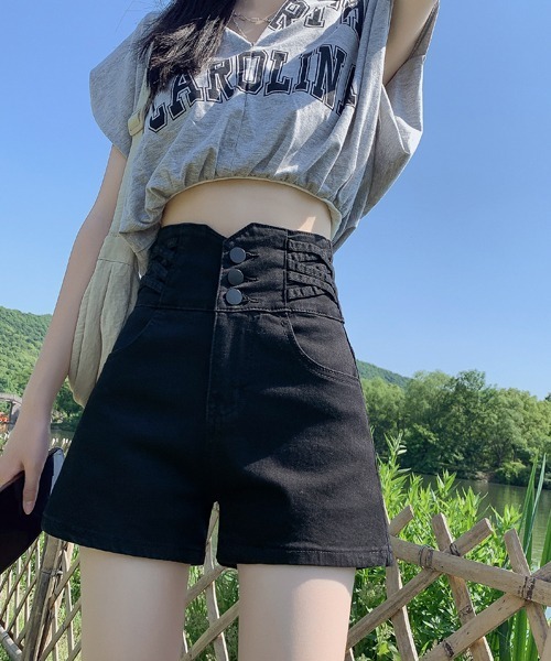 「gossip!ロサンゼルス」 ショートパンツ S ブラック レディース_画像4