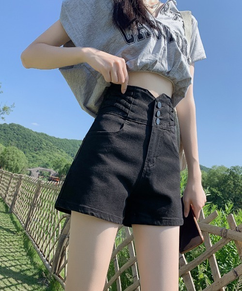 「gossip!ロサンゼルス」 ショートパンツ S ブラック レディース_画像6