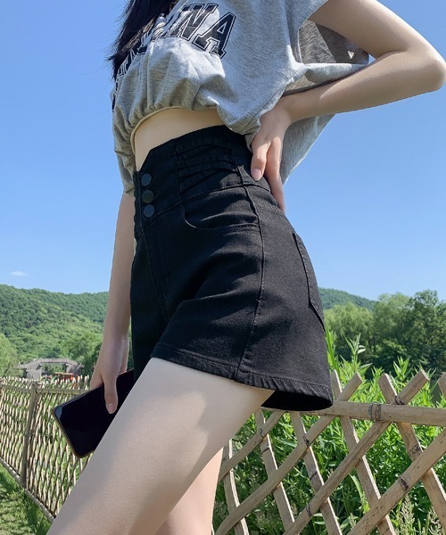 「gossip!ロサンゼルス」 ショートパンツ S ブラック レディース_画像7