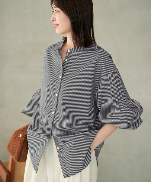 SLOBE IENA（スローブイエナ） ブラウス シャツ 「WEB限定カラーあり 