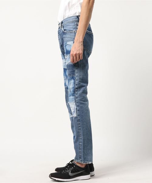 BLUE SAKURA JEANS パッチワークデニム　38 403XXA LEAN 3D ［RANDOM PATCH］ | BLUE SAKURA JEANS 公式サイト