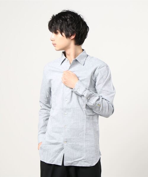 シャツ ブラウス Guy Rover コットンリネンワンピースカラーシャツ Zozotown Paypayモール店 通販 Paypayモール