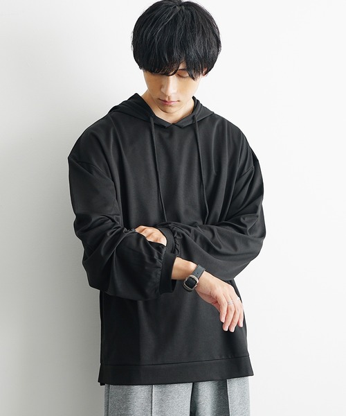 MinoriTY（マイノリティ） パーカー 「MinoriTY」とろみ素材ビッグ