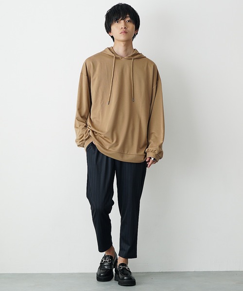 MinoriTY（マイノリティ） パーカー 「MinoriTY」とろみ素材ビッグ