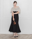 ドレス 「LEJA」2WAYオフショルダーパフ...の詳細画像4