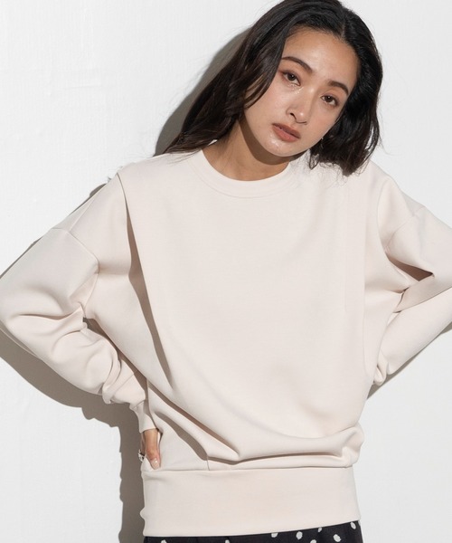 tシャツ タックショルダースウェット レディース