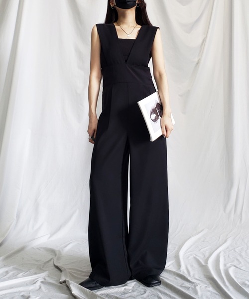 サロペット me様 me+em select（ミームセレクト） サロペット オーバーオール ウエスト