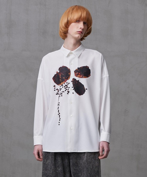 SHAREEF（シャリーフ） シャツ ZAKURO” PT L/S SHIRTS メンズ